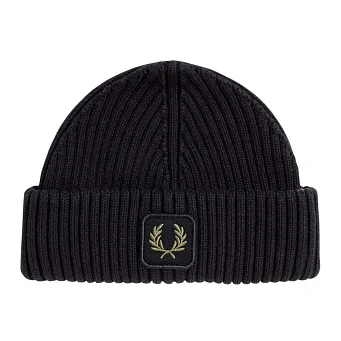 Шапка Fred Perry Cotton Ribbed Beanie