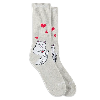 Носки RIPNDIP Nermal Loves Socks Ash Heather