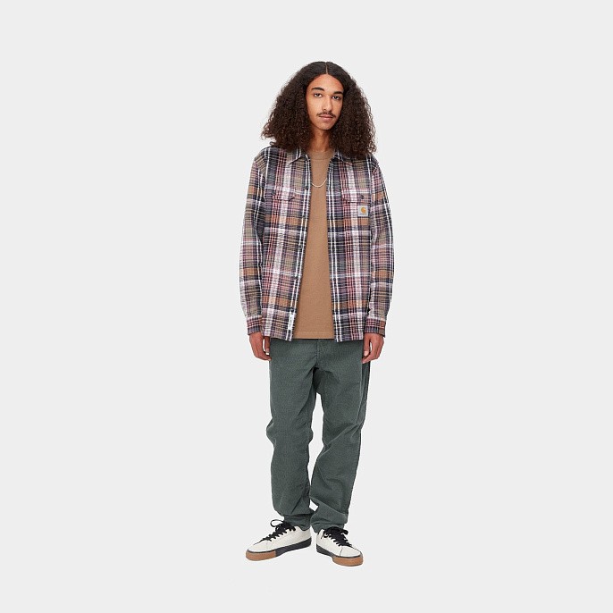 Мужские брюки Carhartt WIP Newel Pant Corduroy Jura (rinsed)