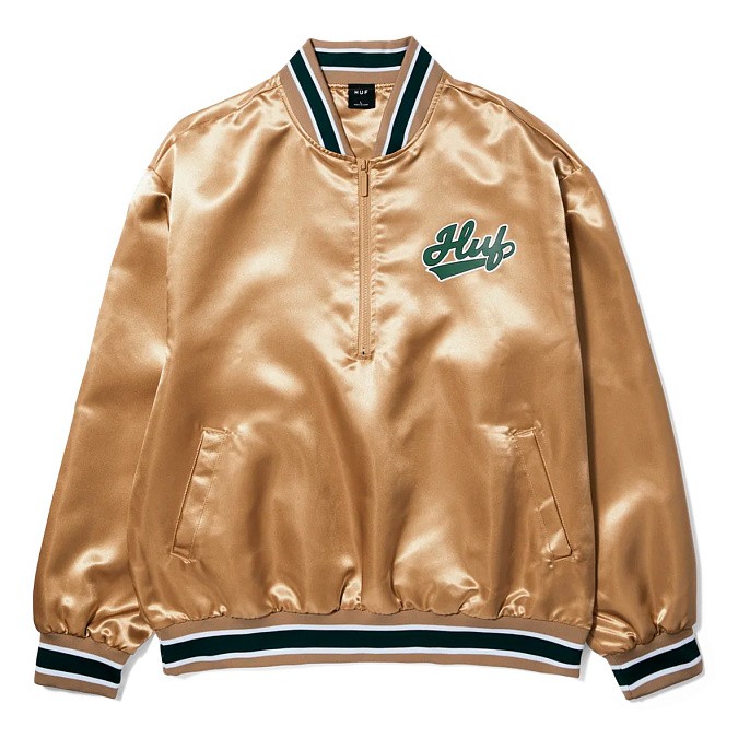 Бомбер HUF Pop Fly Satin Baseball Jacket