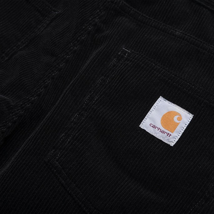 Мужские брюки Carhartt WIP Newel Pant Corduroy Black (rinsed)