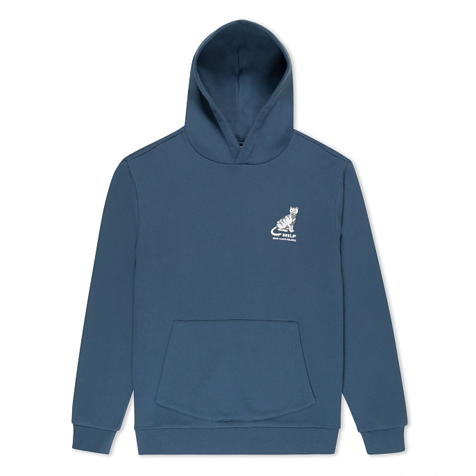 Толстовка RIPNDIP Man I Love Felines Hoodie Storm Blue