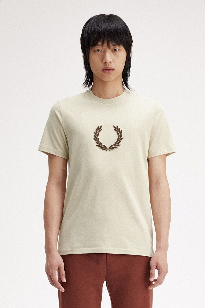 Футболка Fred Perry Textured Laurel Wreath T-Shirt