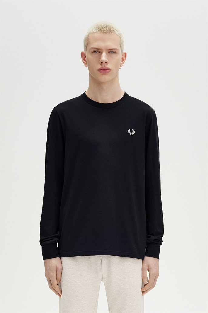 Лонгслив Fred Perry Long Sleeve Crew Neck T-Shirt