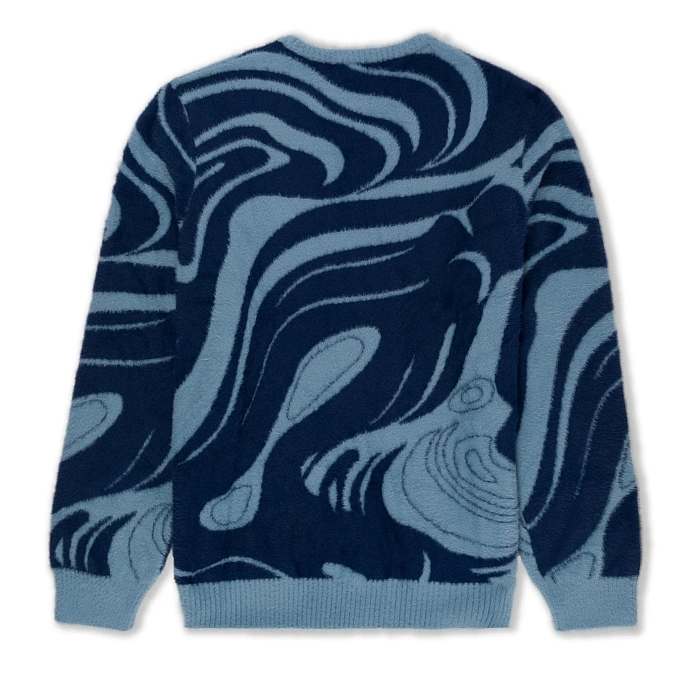 Свитер RIPNDIP Psychedelic Mohair Knit Sweater Dark Slate