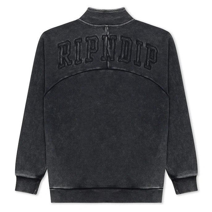 Анорак RIPNDIP Night Quarter Zip Sweatshirt Black