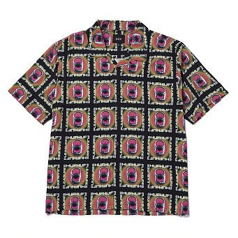 Рубашка HUF X PLEASURES Pop Top Rayon Woven Shirt