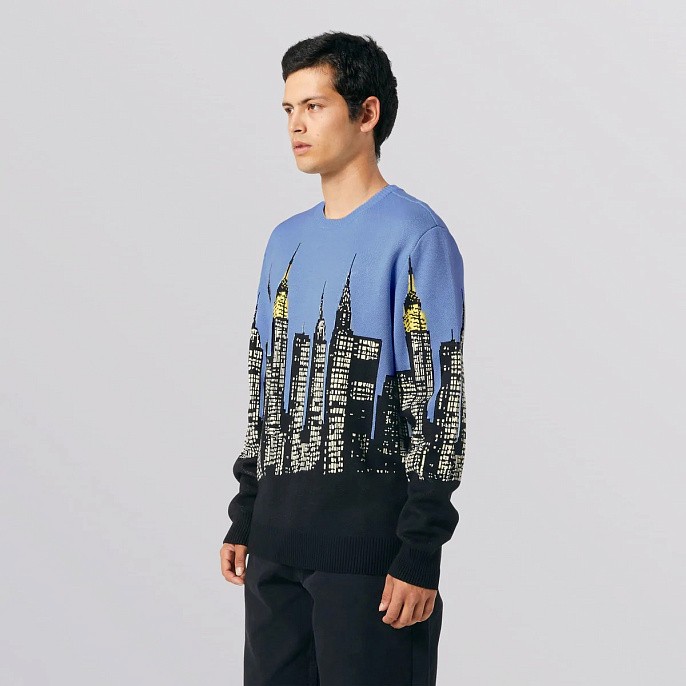 Свитер HUF Skyline Crew Sweater